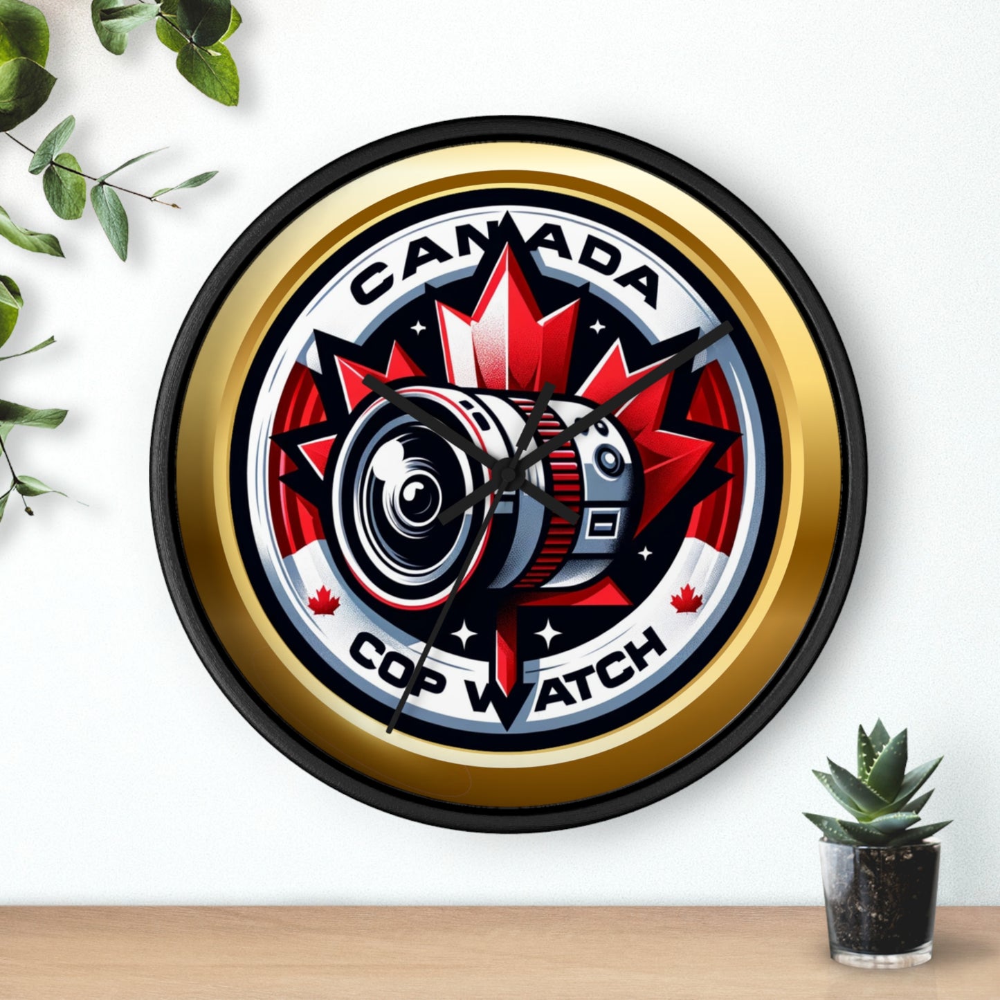 CANADA COP WATCH Wall Clock