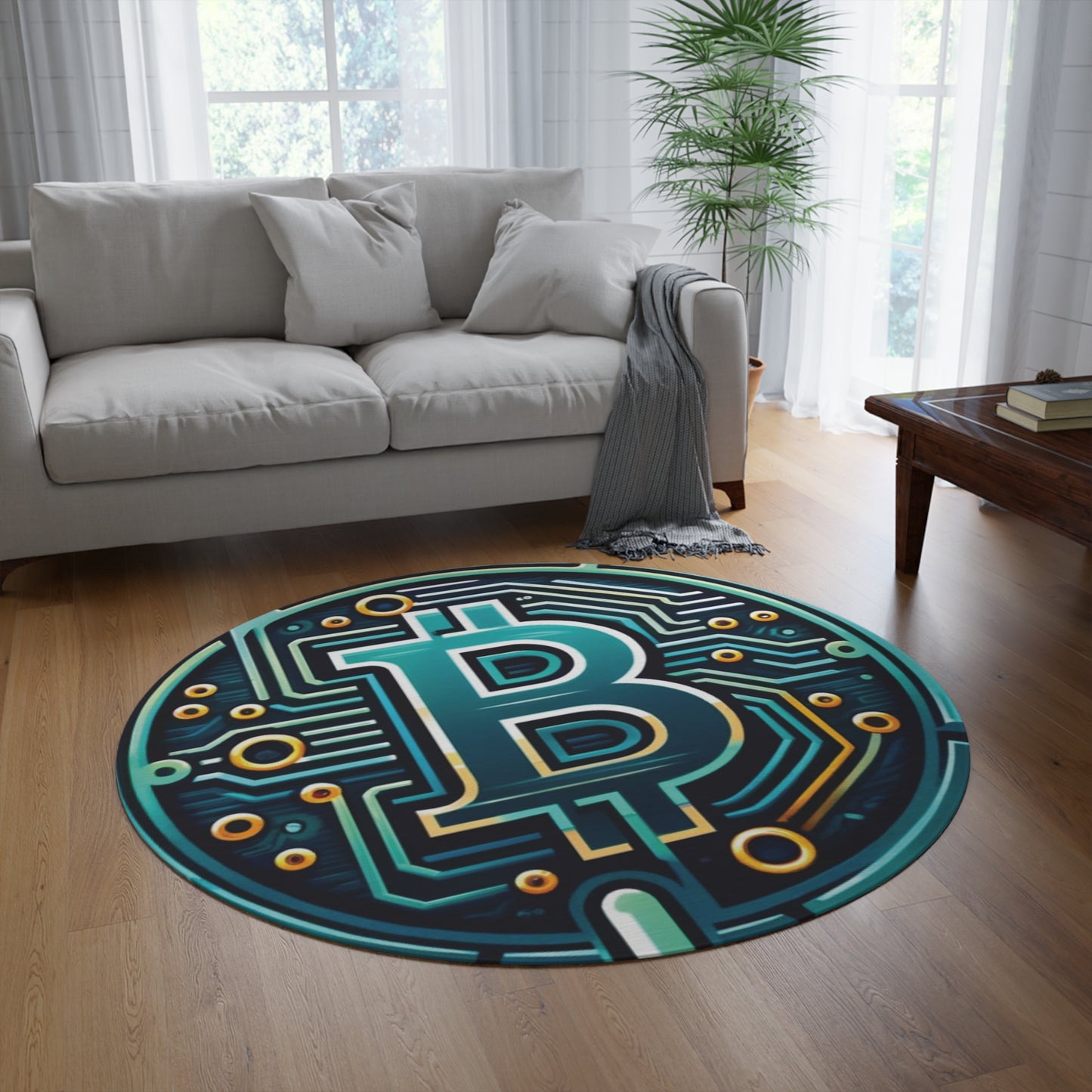 CRYPTO DRIP COLLECTION - 2.0 - Round Rug