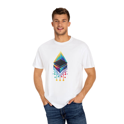 ETH - CRYPTO DRIP COLLECTION 0.1 - Unisex Garment-Dyed T-shirt