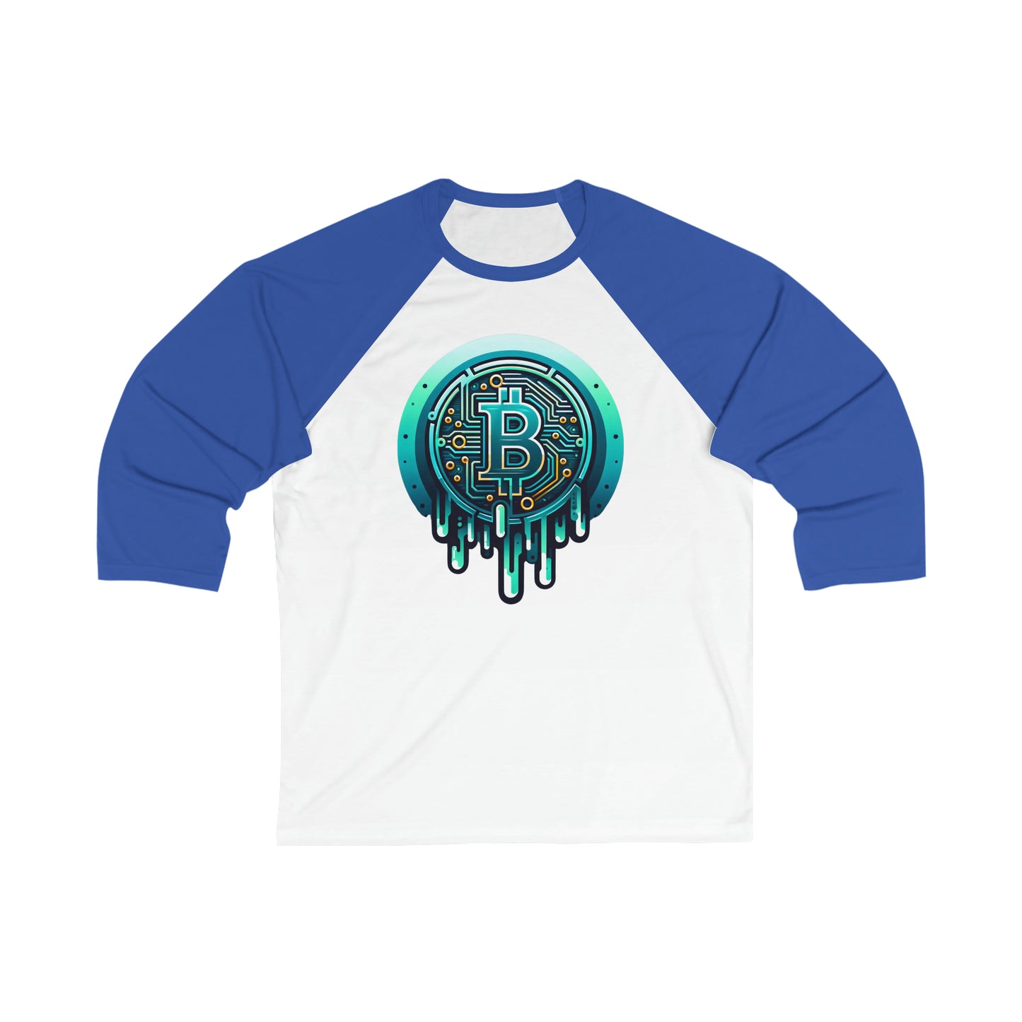 CRYPTO DRIP COLLECTION - 0.7 - Unisex 3\4 Sleeve Baseball Tee