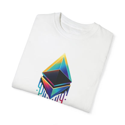 ETH - CRYPTO DRIP COLLECTION 0.1 - Unisex Garment-Dyed T-shirt