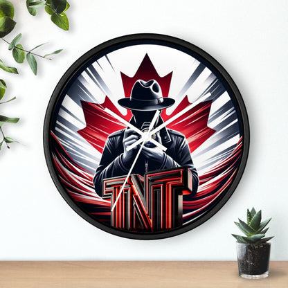 True North Transparency Wall Clock