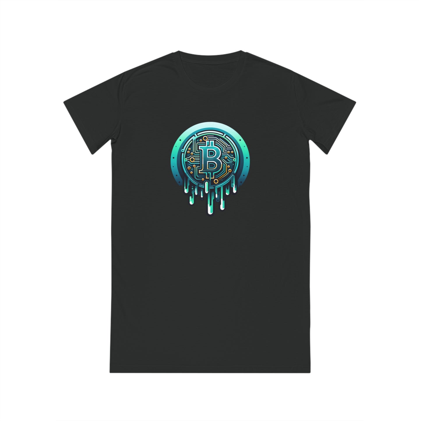 CRYPTO DRIP COLLECTION - 1.8 - Spinner T-Shirt Dress