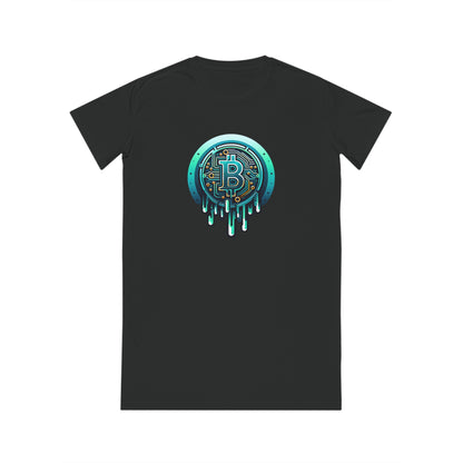 CRYPTO DRIP COLLECTION - 1.8 - Spinner T-Shirt Dress