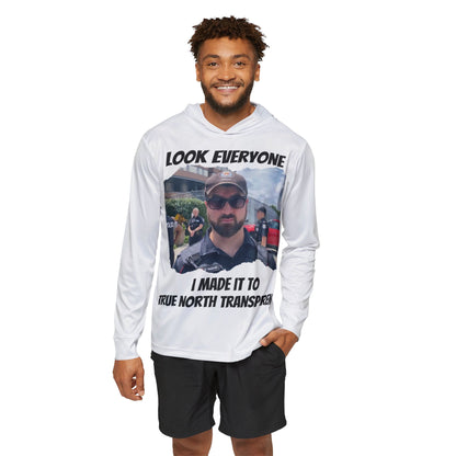 True North Transparency - I'm Famous - Men's Sports Warmup Hoodie (AOP)