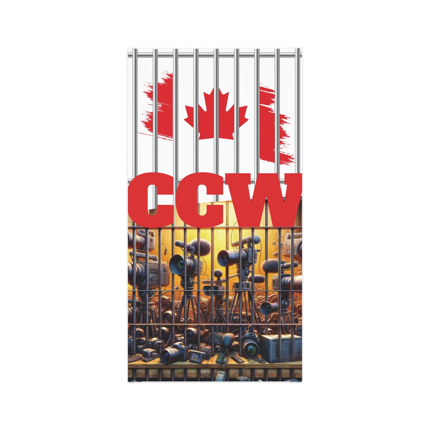 CCW CANADA BEHIND BARS Lightweight Neck Gaiter