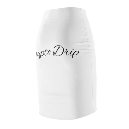 CRYPTO DRIP COLLECTION - 1.1 - Women's Pencil Skirt (AOP)