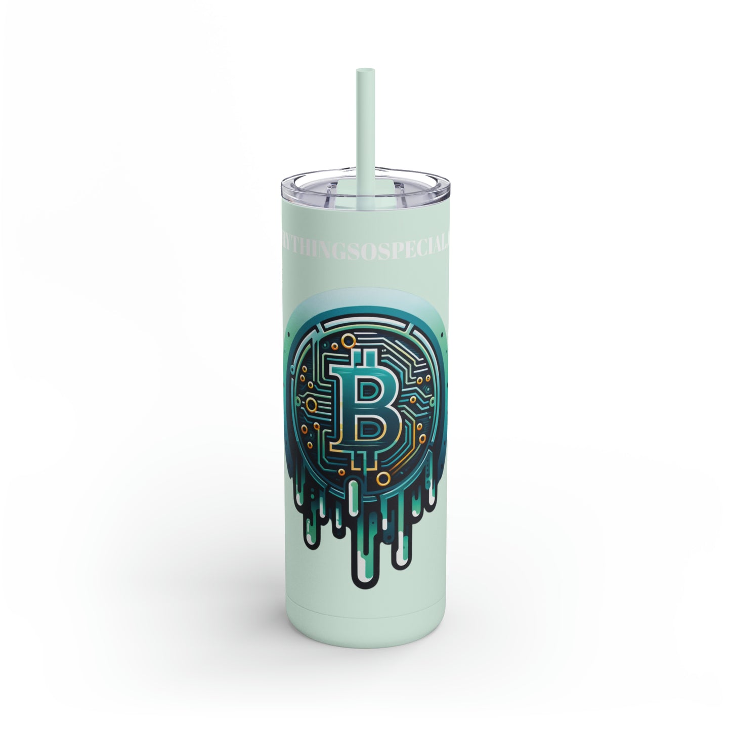 CRYPTO DRIP - 1.6 - Skinny Matte Tumbler, 20oz