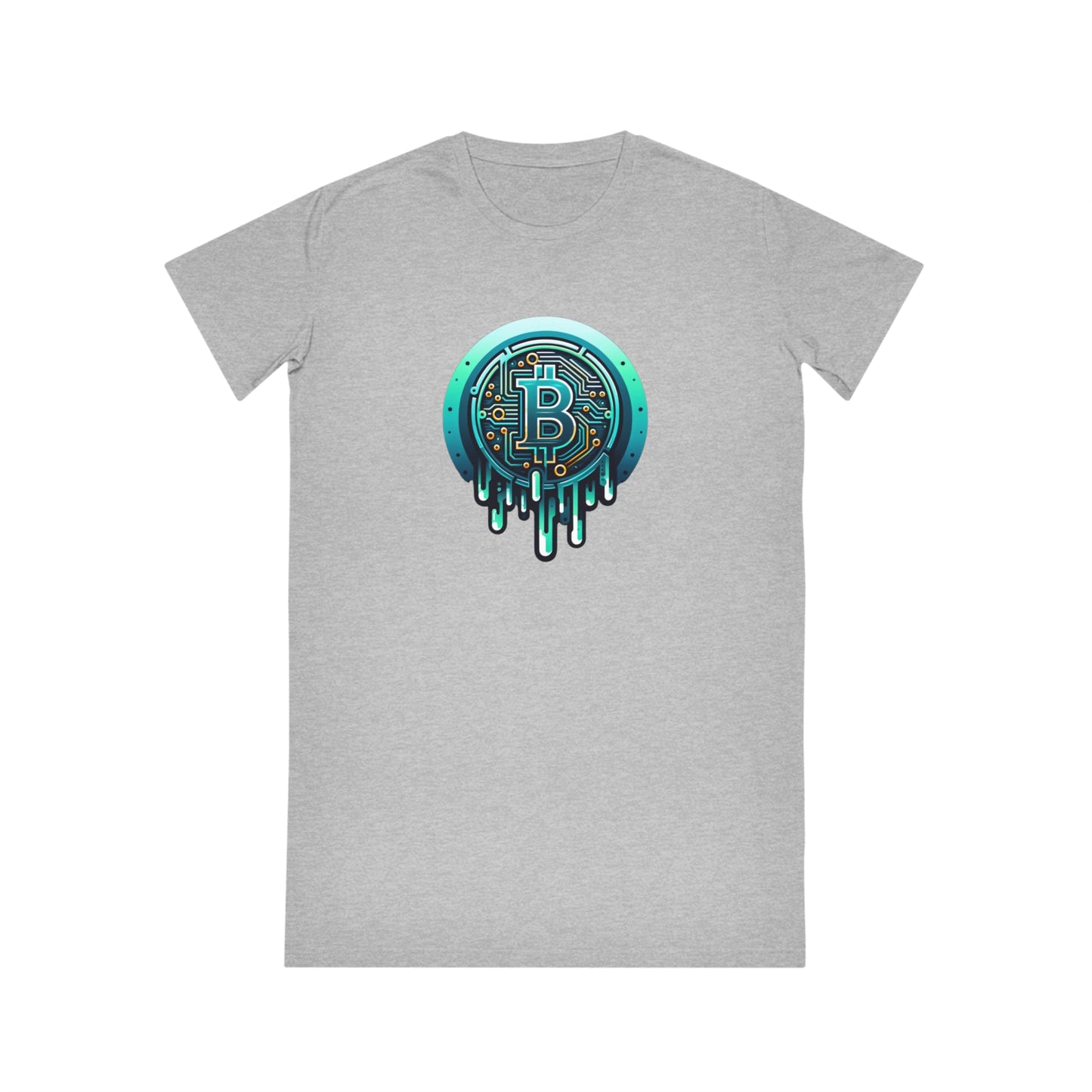 CRYPTO DRIP COLLECTION - 1.8 - Spinner T-Shirt Dress