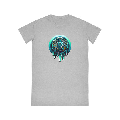 CRYPTO DRIP COLLECTION - 1.8 - Spinner T-Shirt Dress