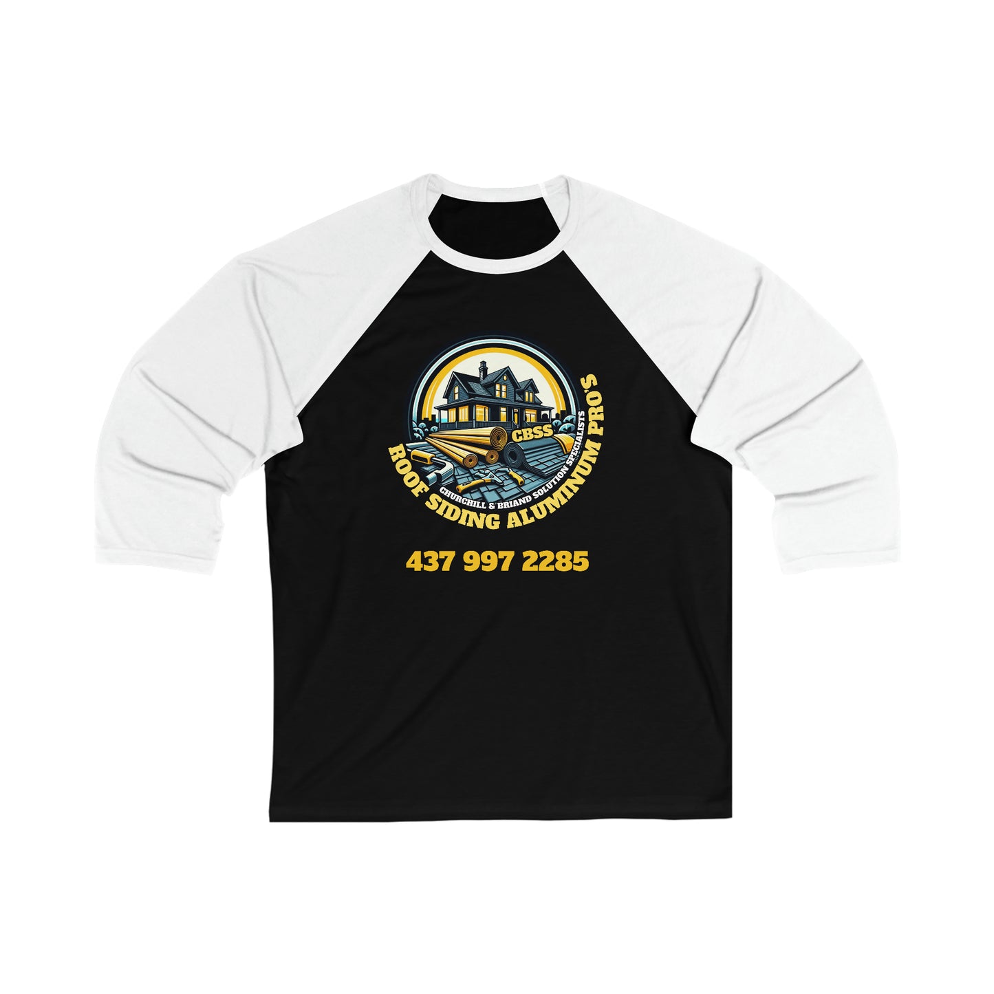 CBSS - 0.8 -  3\4 Sleeve Baseball Tee