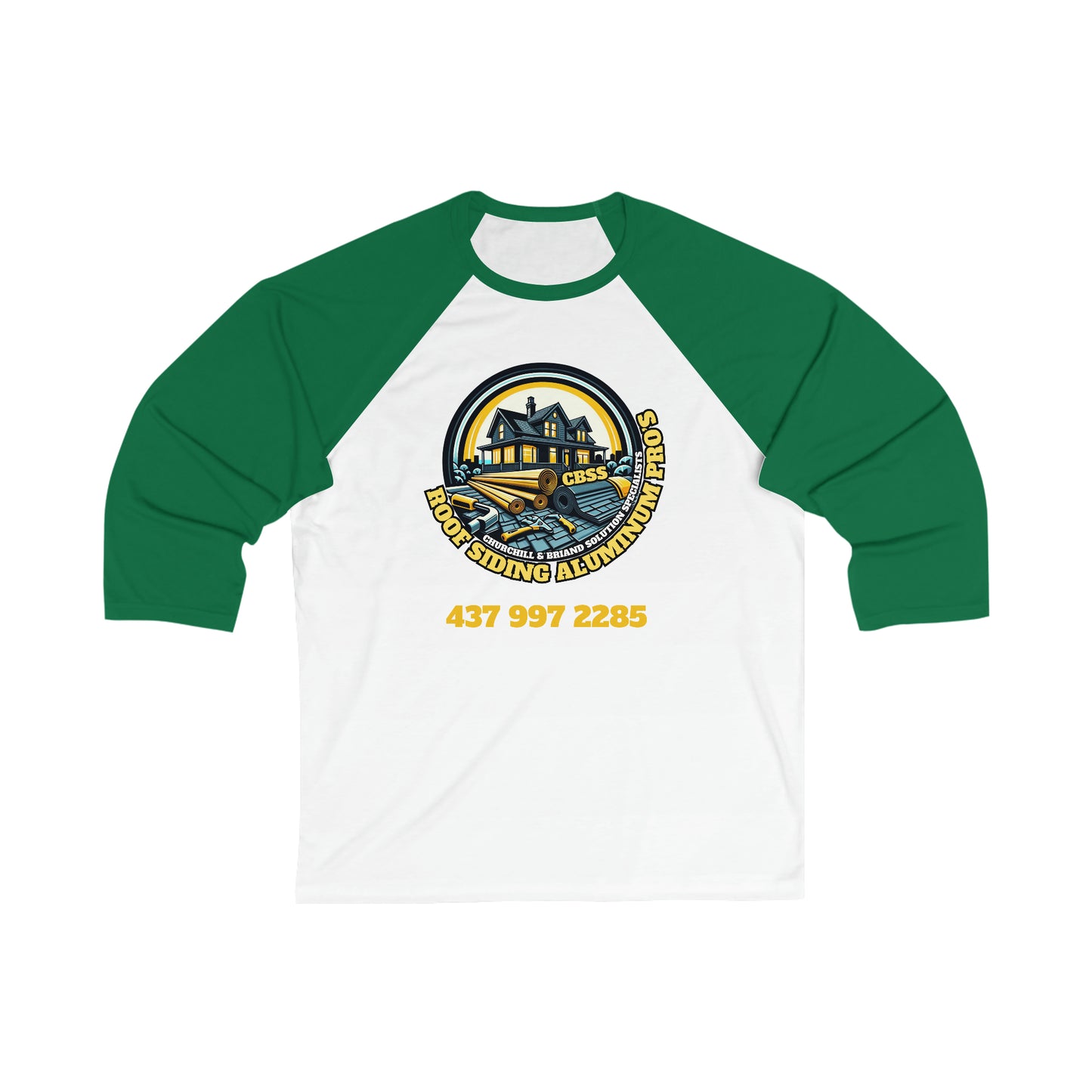 CBSS - 0.8 -  3\4 Sleeve Baseball Tee