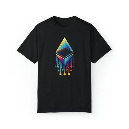 ETH - CRYPTO DRIP COLLECTION 0.1 - Unisex Garment-Dyed T-shirt