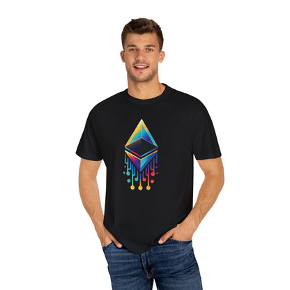 ETH - CRYPTO DRIP COLLECTION 0.1 - Unisex Garment-Dyed T-shirt