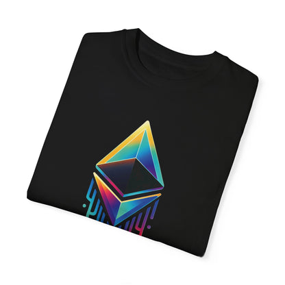 ETH - CRYPTO DRIP COLLECTION 0.1 - Unisex Garment-Dyed T-shirt