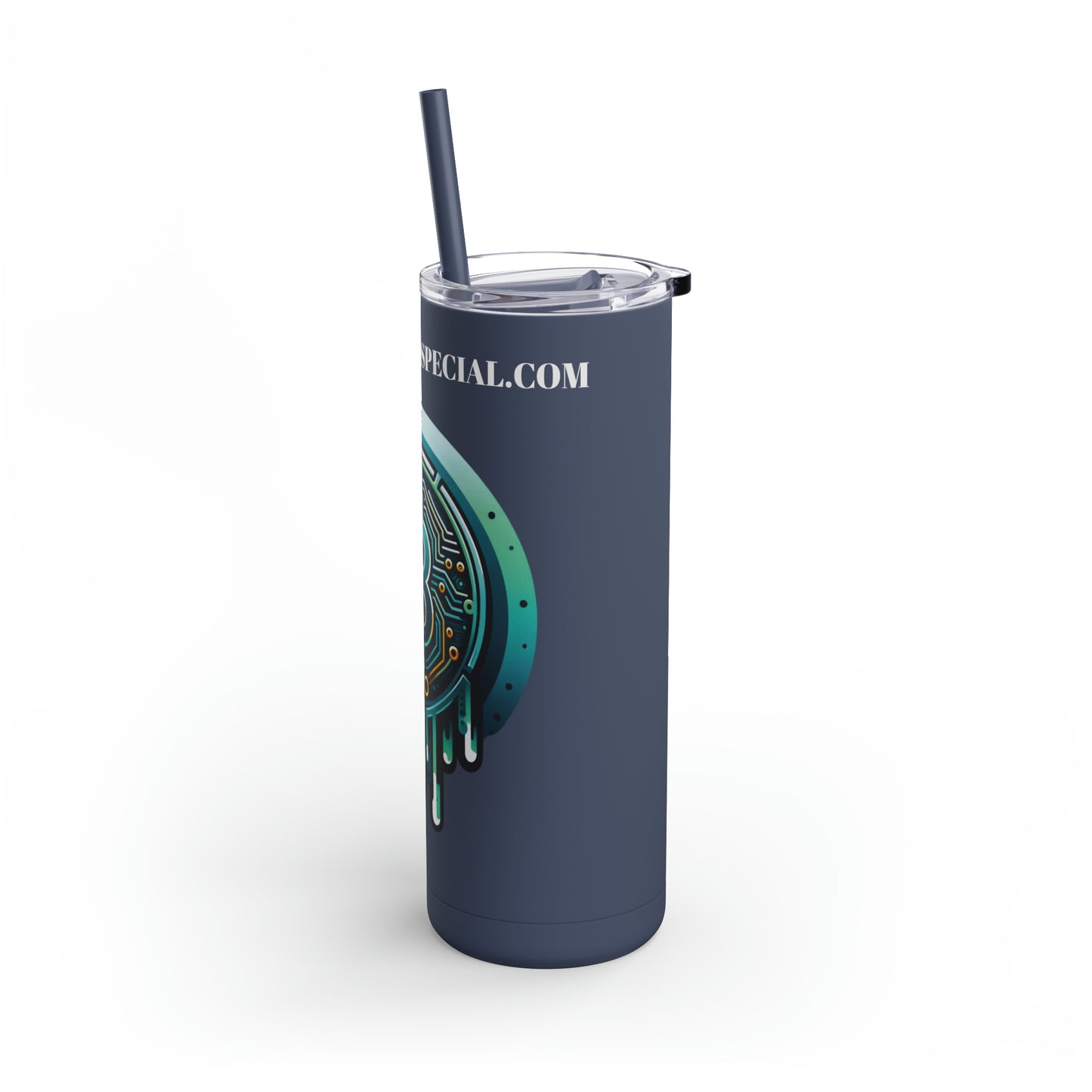 CRYPTO DRIP - 1.6 - Skinny Matte Tumbler, 20oz