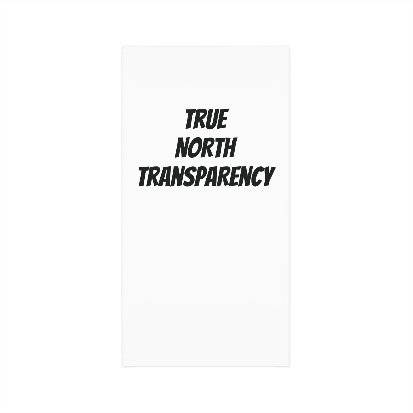 True North Transparency White Face Mask