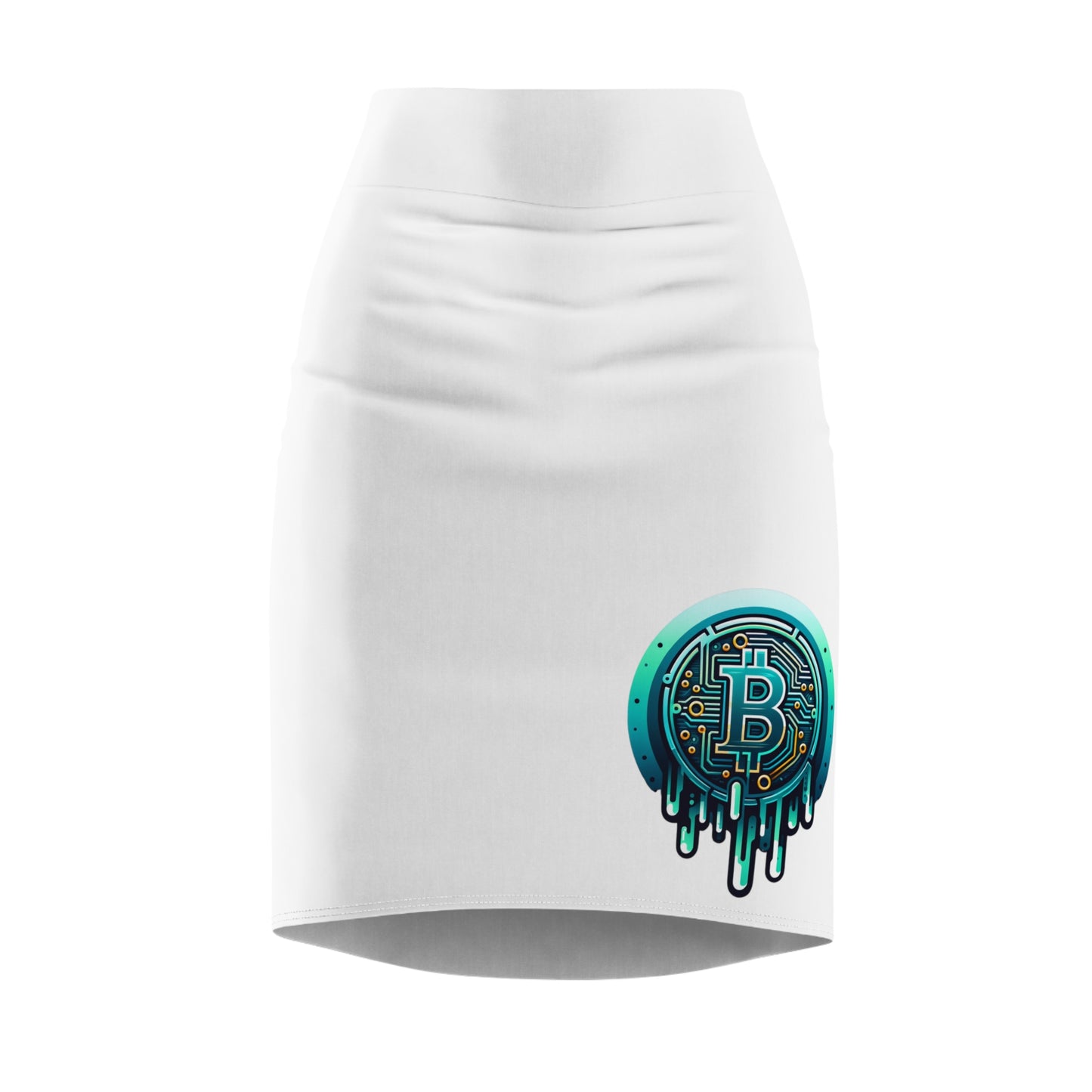 CRYPTO DRIP COLLECTION - 1.1 - Women's Pencil Skirt (AOP)