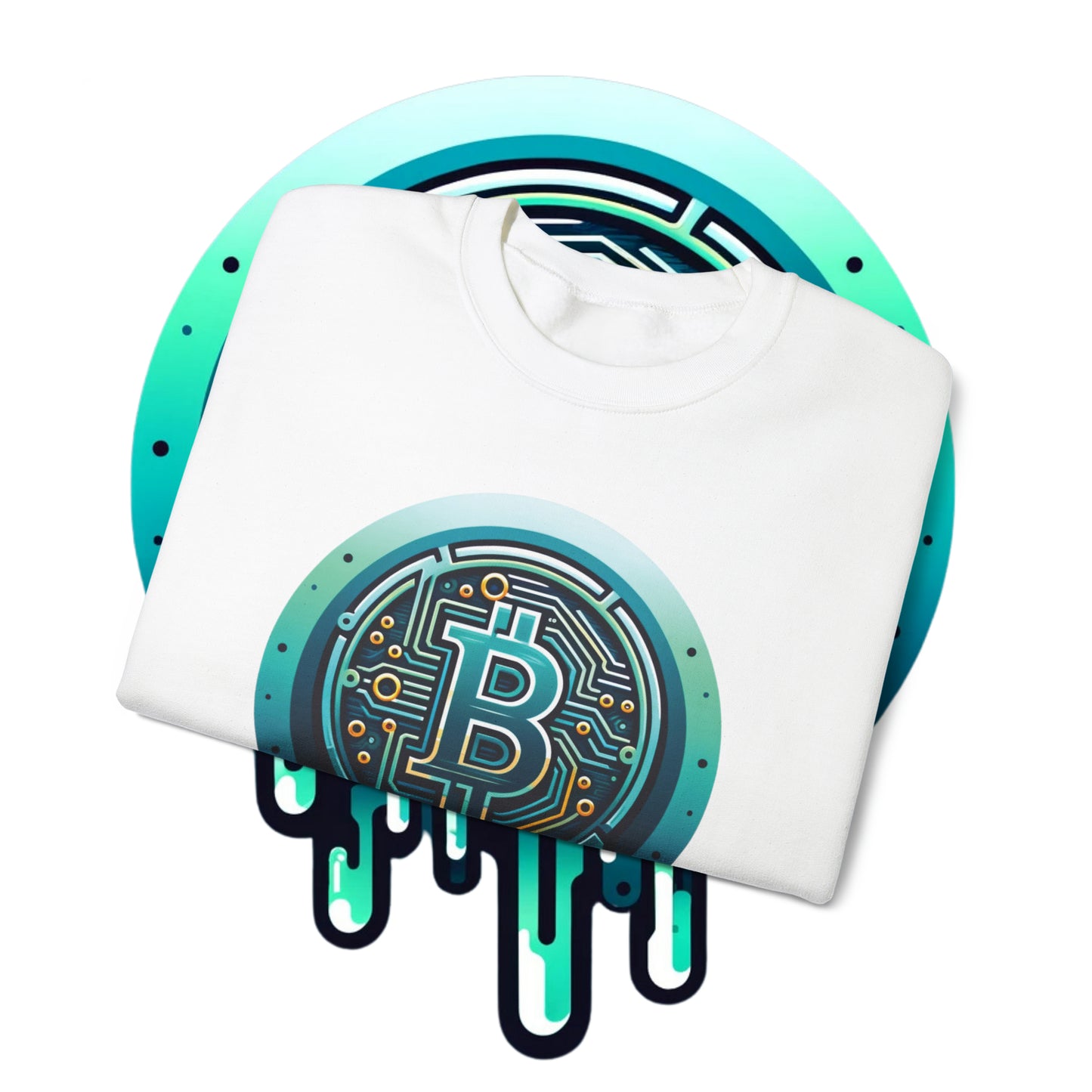 CRYPTO DRIP COLLECTION - 1.0 - Unisex Heavy Blend™ Crewneck Sweatshirt