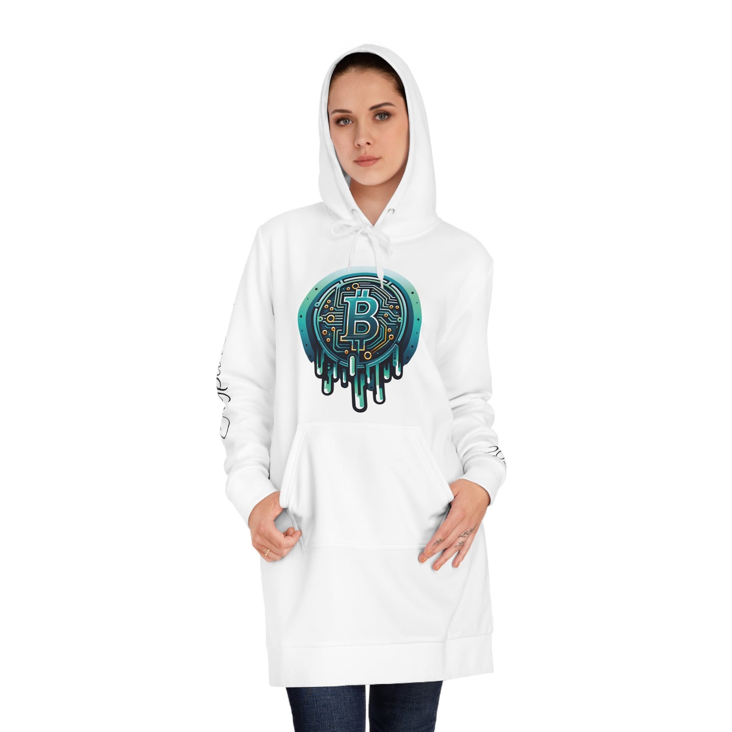 CRYPTO DRIP COLLECTION - 1.2 - Women's Hoodie Dress