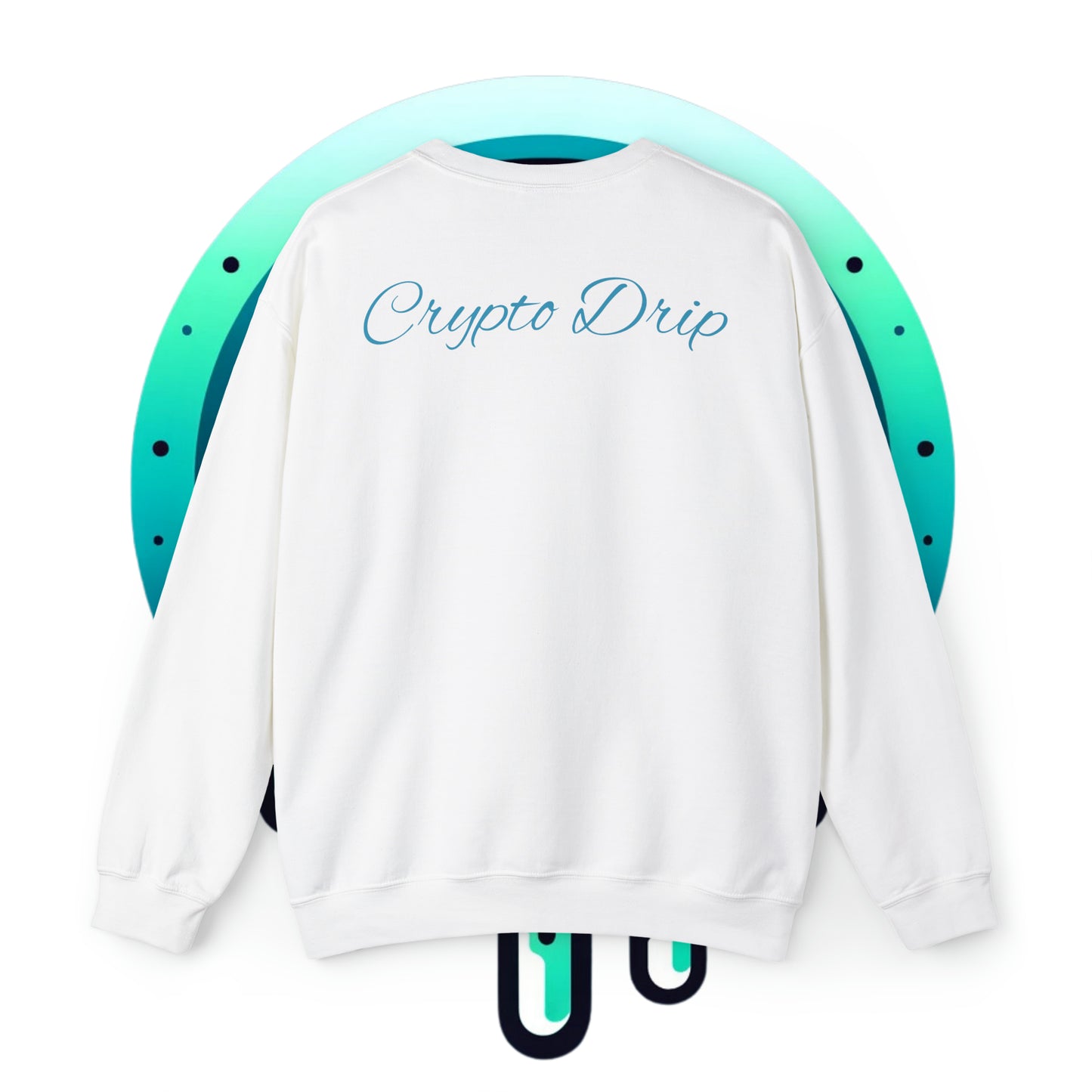 CRYPTO DRIP COLLECTION - 1.0 - Unisex Heavy Blend™ Crewneck Sweatshirt