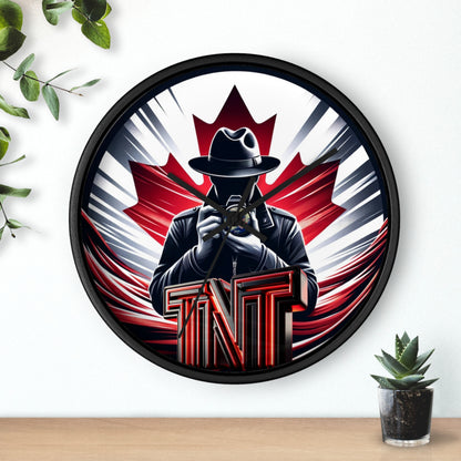 True North Transparency Wall Clock