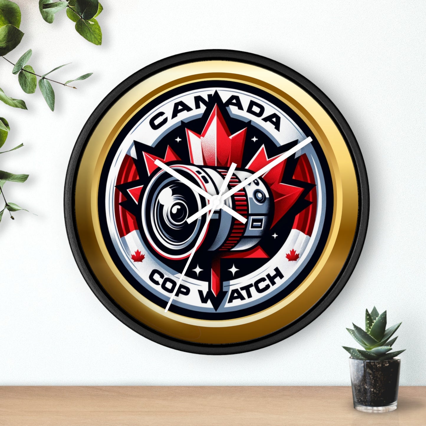 CANADA COP WATCH Wall Clock