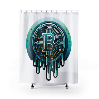 CRYPTO DRIP COLLECTION - 1.9 - Shower Curtains