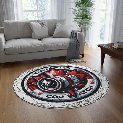 CANADA COP WATCH Round Rug